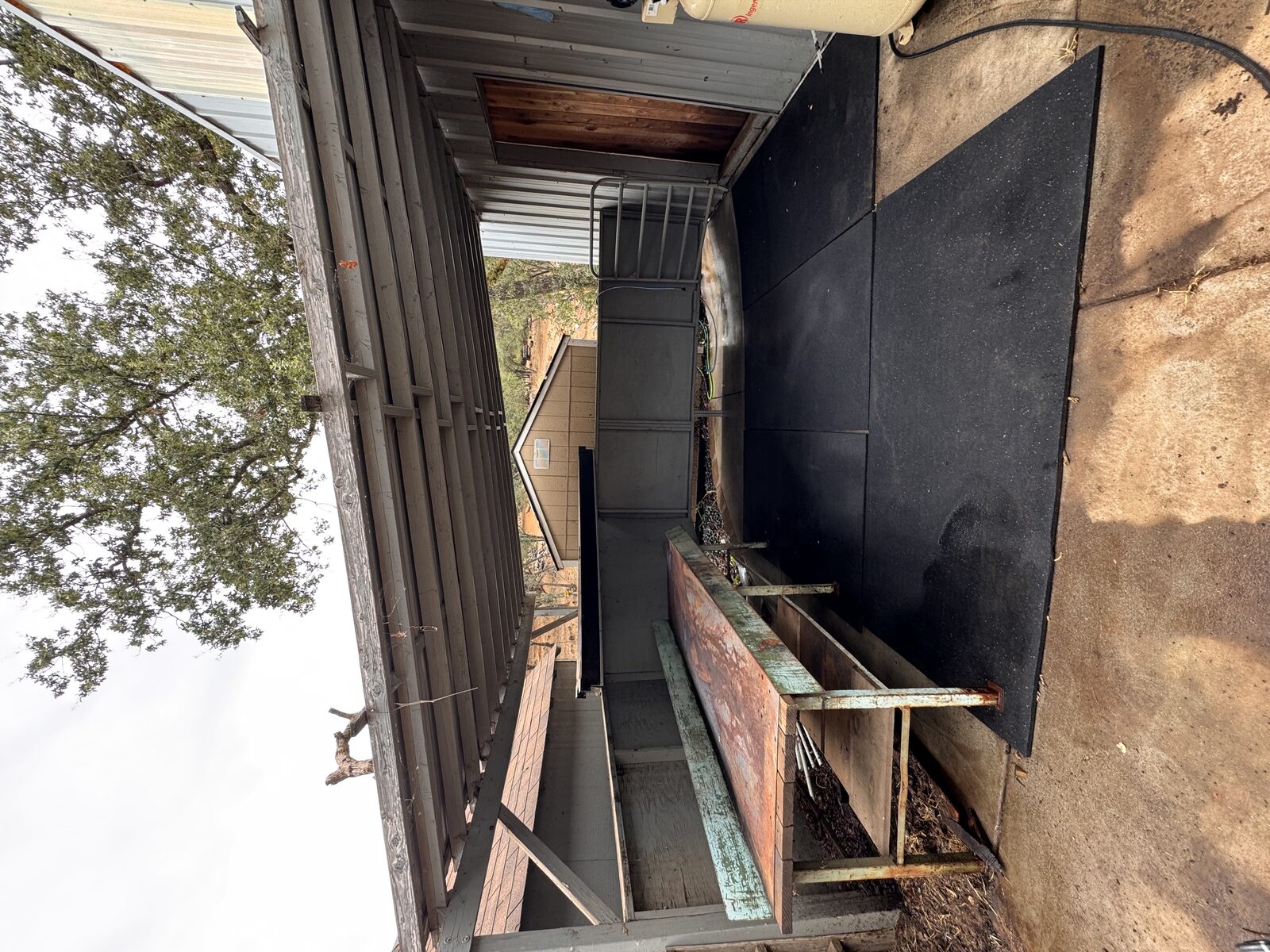 Job site after J&B cleared and pressure washed it